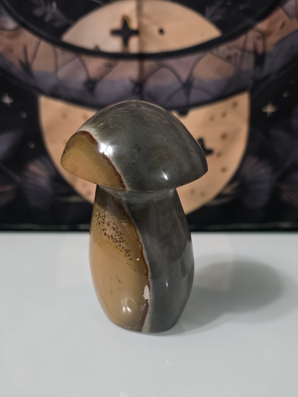 Polychrome Jasper Mushroom